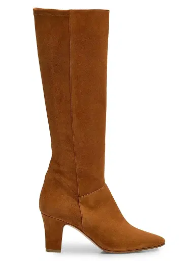 Manolo Blahnik Women's Pitana Suede Boots - Brown - Size 6.5 | Thumbnail 1 Manolo Blahnik Women's Pitana Suede Boots - Brown - Size 6.5 | Thumbnail 1