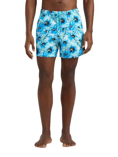 Vilebrequin Men's Poppies & Geckos Stretch Swim Shorts - Topaz Bleu - Size XXXL | Thumbnail 3 Vilebrequin Men's Poppies & Geckos Stretch Swim Shorts - Topaz Bleu - Size XXXL | Thumbnail 3
