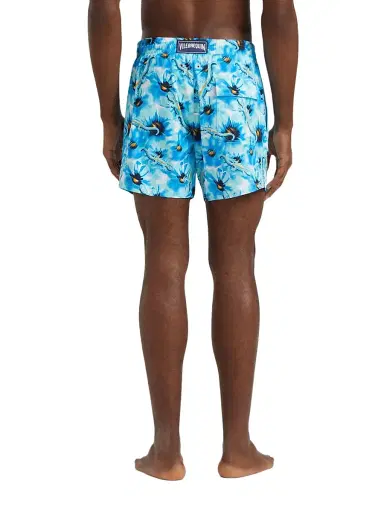Vilebrequin Men's Poppies & Geckos Stretch Swim Shorts - Topaz Bleu - Size XXXL | Thumbnail 4 Vilebrequin Men's Poppies & Geckos Stretch Swim Shorts - Topaz Bleu - Size XXXL | Thumbnail 4