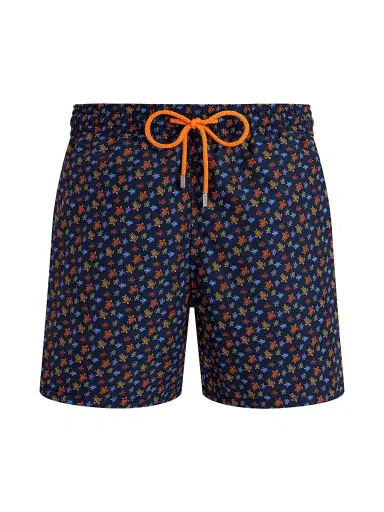 Vilebrequin Men's Micro Ronde Des Tortues Swim Shorts - Vitamine - Size XXXL | Thumbnail 1