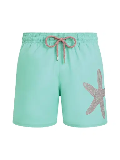 Vilebrequin Men's Starlette Stretch Swim Shorts - Caraibes - Size XXXL | Thumbnail 1 Vilebrequin Men's Starlette Stretch Swim Shorts - Caraibes - Size XXXL | Thumbnail 1