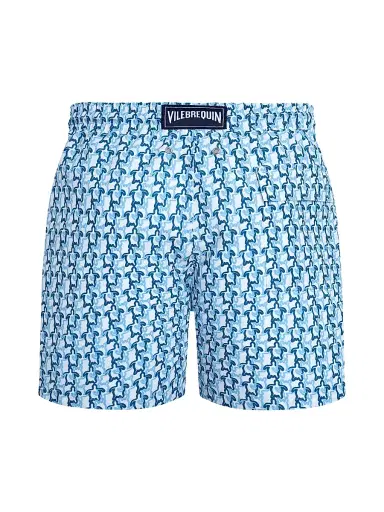 Vilebrequin Men's Turtles Printed Swim Shorts - Blanc - Size XXXL | Thumbnail 2