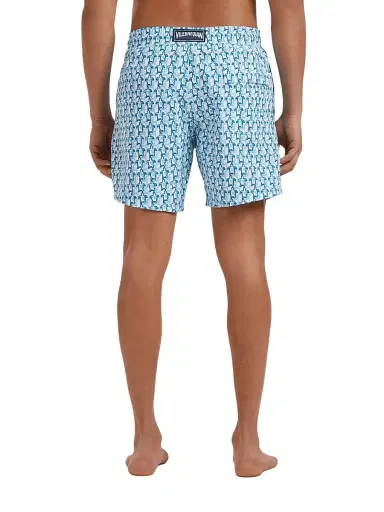 Vilebrequin Men's Turtles Printed Swim Shorts - Blanc - Size XXXL | Thumbnail 4