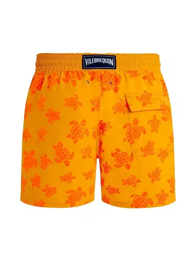 Vilebrequin Men's Flocked Rondes Des Tortues Swim Shorts | Thumbnail 2 Vilebrequin Men's Flocked Rondes Des Tortues Swim Shorts | Thumbnail 2