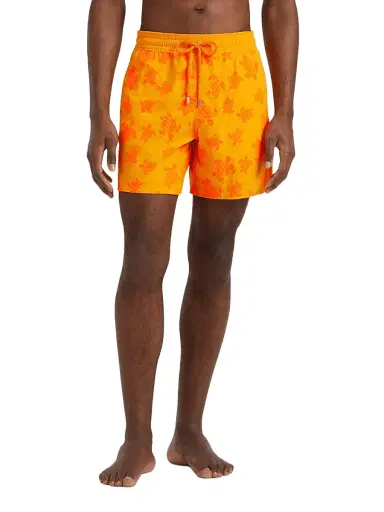 Vilebrequin Men's Flocked Rondes Des Tortues Swim Shorts | Thumbnail 3 Vilebrequin Men's Flocked Rondes Des Tortues Swim Shorts | Thumbnail 3