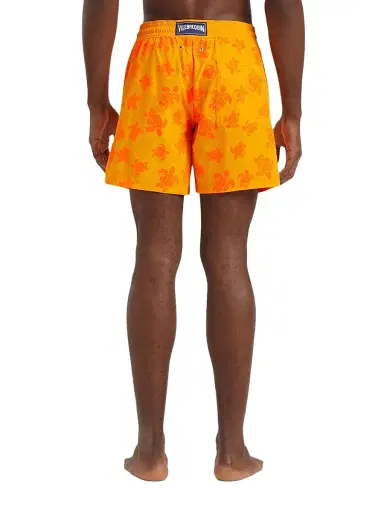 Vilebrequin Men's Flocked Rondes Des Tortues Swim Shorts | Thumbnail 4 Vilebrequin Men's Flocked Rondes Des Tortues Swim Shorts | Thumbnail 4
