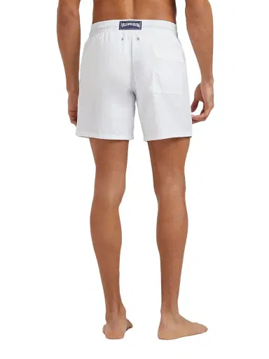 Vilebrequin Men's Embroidered Whale Swim Shorts - Blanc - Size XXL | Thumbnail 4