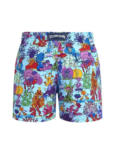 Vilebrequin Men's Plantes Aquatiques Swim Shorts - Topaz Bleu - Size XXXL | Thumbnail 2 Vilebrequin Men's Plantes Aquatiques Swim Shorts - Topaz Bleu - Size XXXL | Thumbnail 2