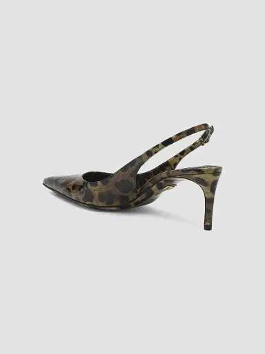 Dolce & Gabbana Women's 60MM Leopard-Print Patent Leather Pumps - Leopard - Size 9 | Thumbnail 4