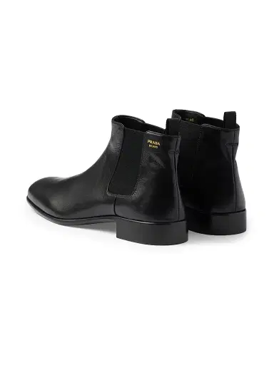 Prada Women's Leather Booties - Black - Size 8 | Thumbnail 5 Prada Women's Leather Booties - Black - Size 8 | Thumbnail 5