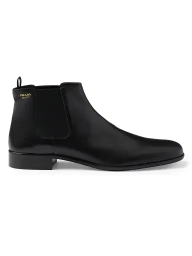 Prada Women's Leather Booties - Black - Size 8 | Thumbnail 1 Prada Women's Leather Booties - Black - Size 8 | Thumbnail 1