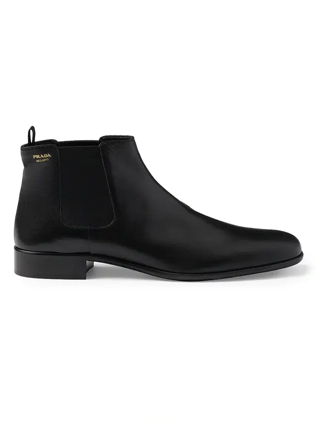 Prada Women's Leather Booties - Black