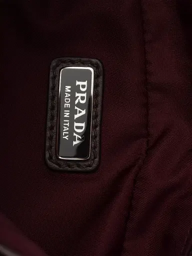 Prada Men's Speedrock Re-Nylon and Leather Pouch - Dark Red | Thumbnail 5 Prada Men's Speedrock Re-Nylon and Leather Pouch - Dark Red | Thumbnail 5