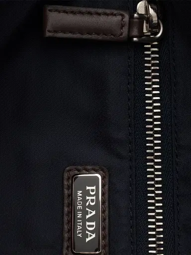 Prada Men's Speedrock Re-Nylon and Leather Pouch | Thumbnail 4 Prada Men's Speedrock Re-Nylon and Leather Pouch | Thumbnail 4
