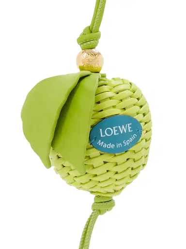 Loewe Women's Granny Smith Apple Bag Charm | Thumbnail 2 Loewe Women's Granny Smith Apple Bag Charm | Thumbnail 2