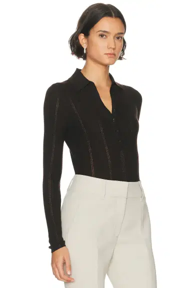 Gabriela Hearst Sophia Polo Top | Thumbnail 2 Gabriela Hearst Sophia Polo Top | Thumbnail 2