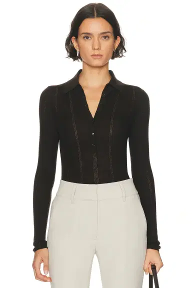 Gabriela Hearst Sophia Polo Top | Thumbnail 1 Gabriela Hearst Sophia Polo Top | Thumbnail 1