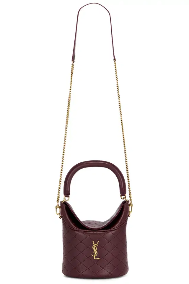 Saint Laurent Gaby Top Handle Bucket Bag