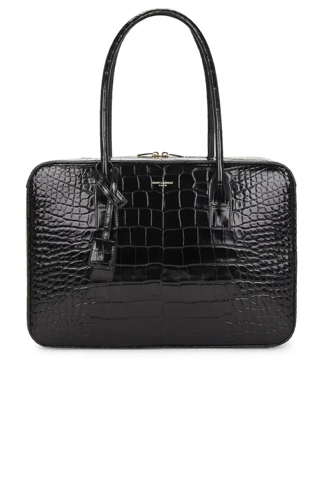 Saint Laurent SLP Bauletto Lizard Bag
