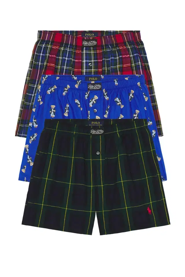 3 Pack Woven Boxer