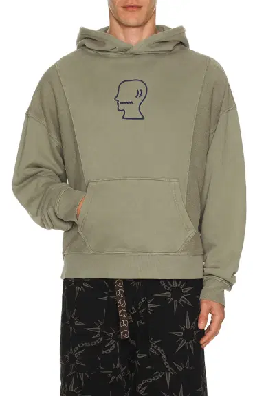 Brain Dead Mendoza Cropped Hoodie | Thumbnail 3