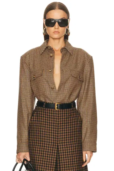 Saint Laurent Long Sleeve Shirt | Thumbnail 1 Saint Laurent Long Sleeve Shirt | Thumbnail 1