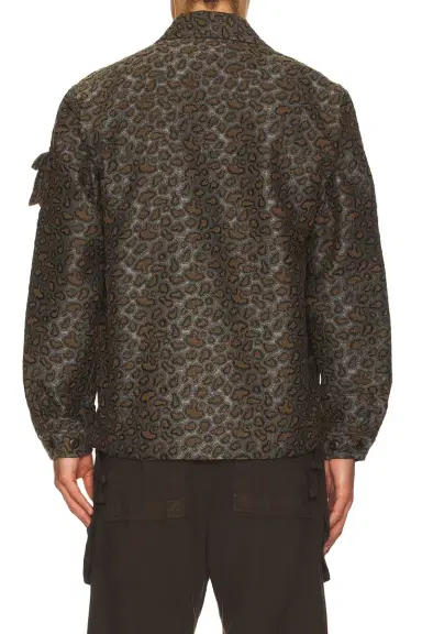 Beams Plus Mil Camo Jacquard Shirt Jacket | Thumbnail 4