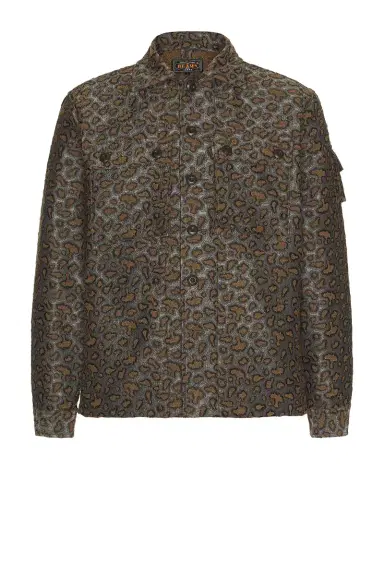 Beams Plus Mil Camo Jacquard Shirt Jacket | Thumbnail 6