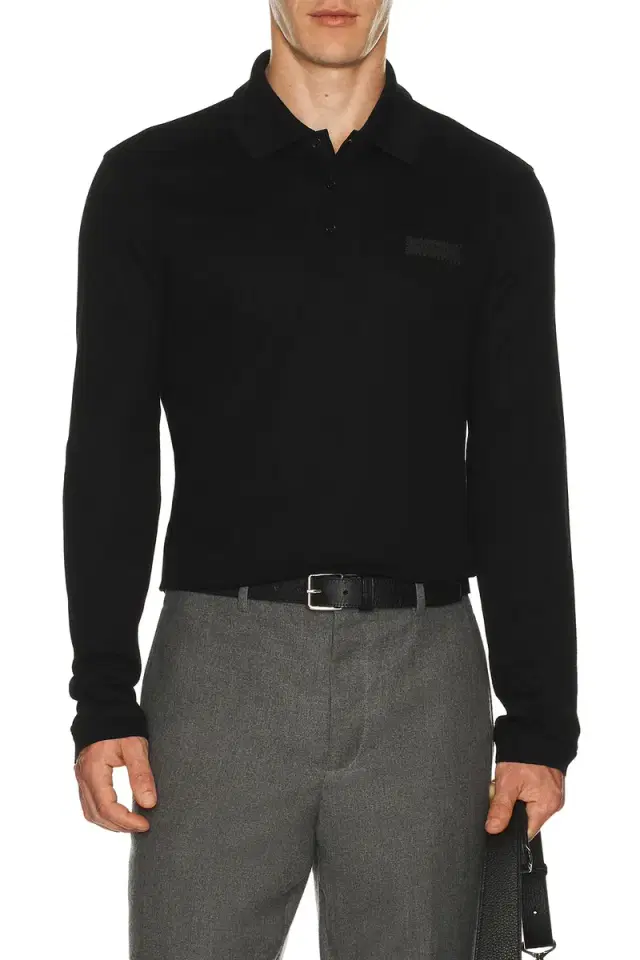 Givenchy Long Sleeve Polo Regular Fit
