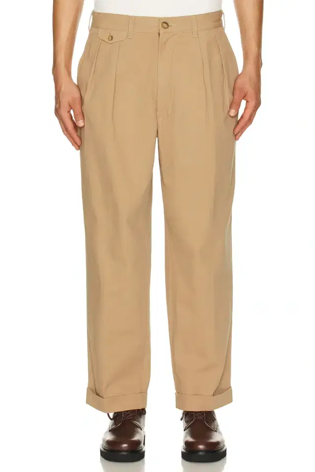 Beams Plus 2 Pleats Trousers Twill