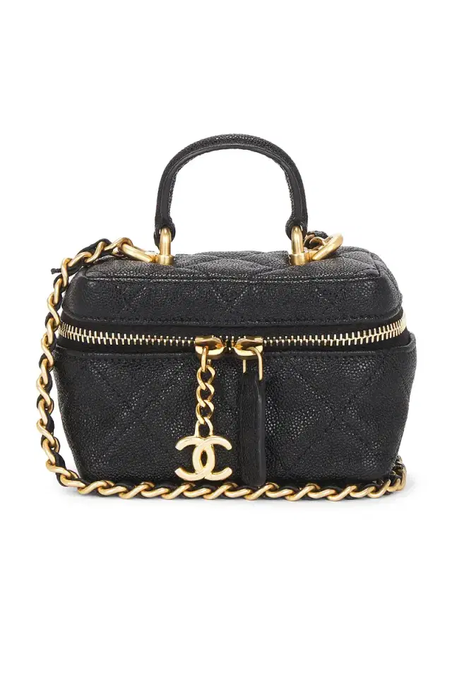 chanel Chanel Caviar Mini Top Handle Vanity Case