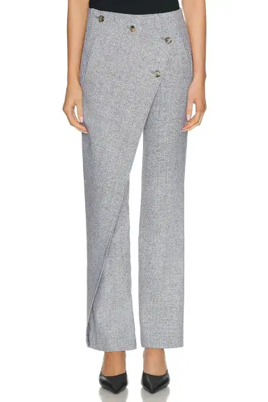 Courreges Oblique Caviar Pant | Thumbnail 1