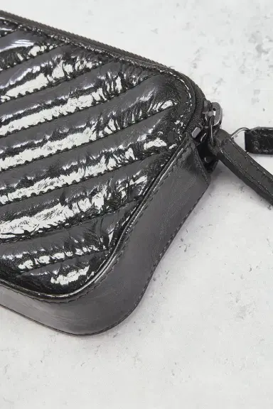 Chanel Chanel Patent So Black Double Zip Clutch | Thumbnail 7 Chanel Chanel Patent So Black Double Zip Clutch | Thumbnail 7