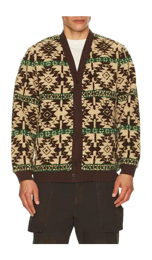 Cardigan Boa Jacquard