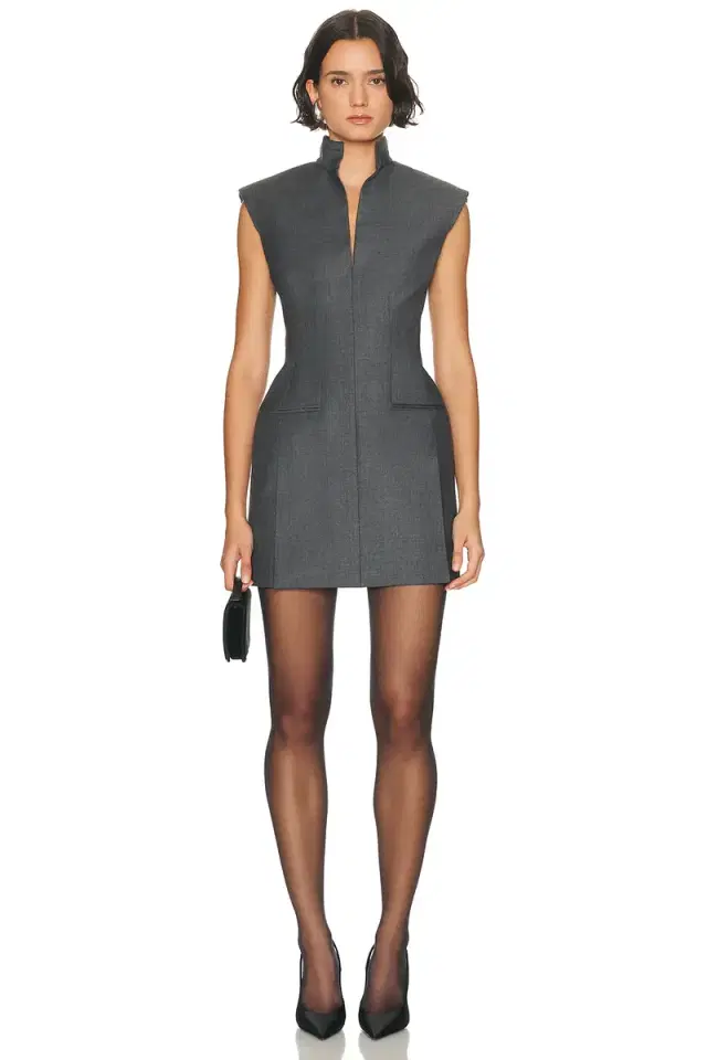 Sleeveless Jacket Dress