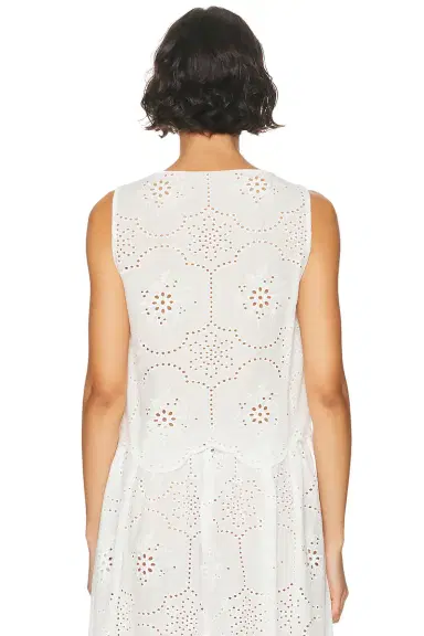 Matteau Broderie Tie Top | Thumbnail 3 Matteau Broderie Tie Top | Thumbnail 3