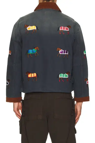 Found Lariat Horse Embroidered Work Jacket | Thumbnail 2