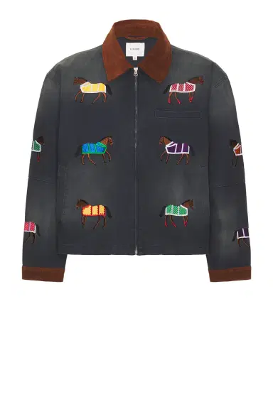 Found Lariat Horse Embroidered Work Jacket | Thumbnail 4