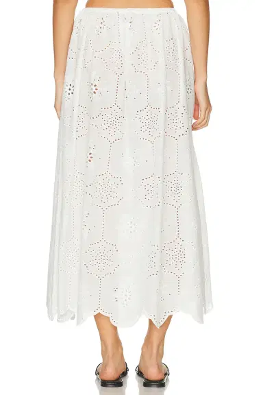 Matteau Broderie Midi Skirt | Thumbnail 4