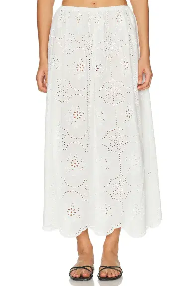 Matteau Broderie Midi Skirt | Thumbnail 1