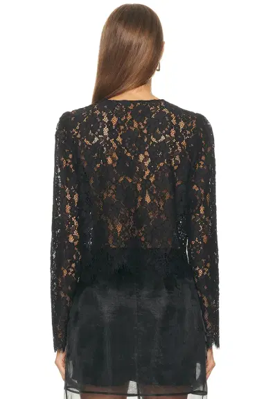 Frame Lace Blouse | Thumbnail 3 Frame Lace Blouse | Thumbnail 3