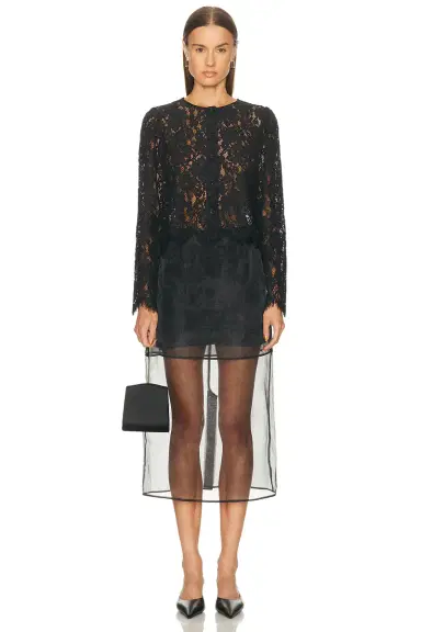 Frame Lace Blouse | Thumbnail 4 Frame Lace Blouse | Thumbnail 4