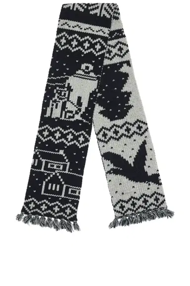 Beams Plus Muffler Jacquard Nordic Pattern Scarf | Thumbnail 3