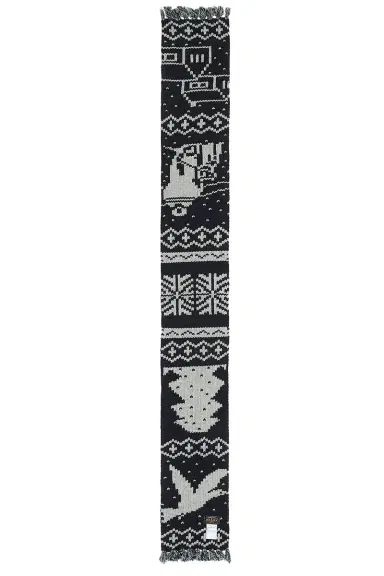 Beams Plus Muffler Jacquard Nordic Pattern Scarf | Thumbnail 4