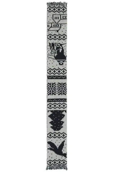 Beams Plus Muffler Jacquard Nordic Pattern Scarf | Thumbnail 5