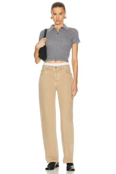 Guest In Residence Shrunken Polo Top | Thumbnail 4