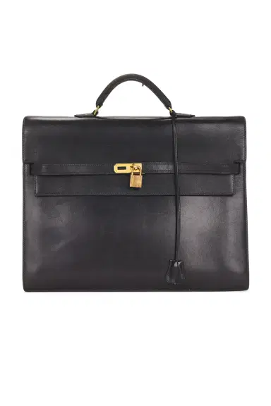 HERMÈS Box Kelly Depeche 38 Briefcase | Thumbnail 3