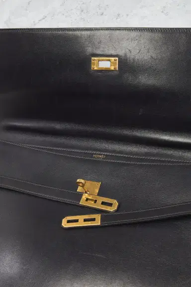 HERMÈS Box Kelly Depeche 38 Briefcase | Thumbnail 9