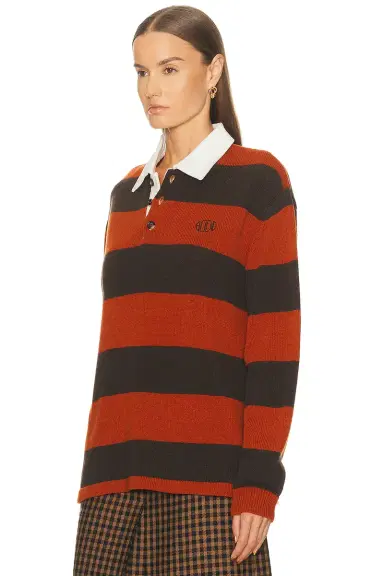 BODE Pine Stripe Polo Top | Thumbnail 2