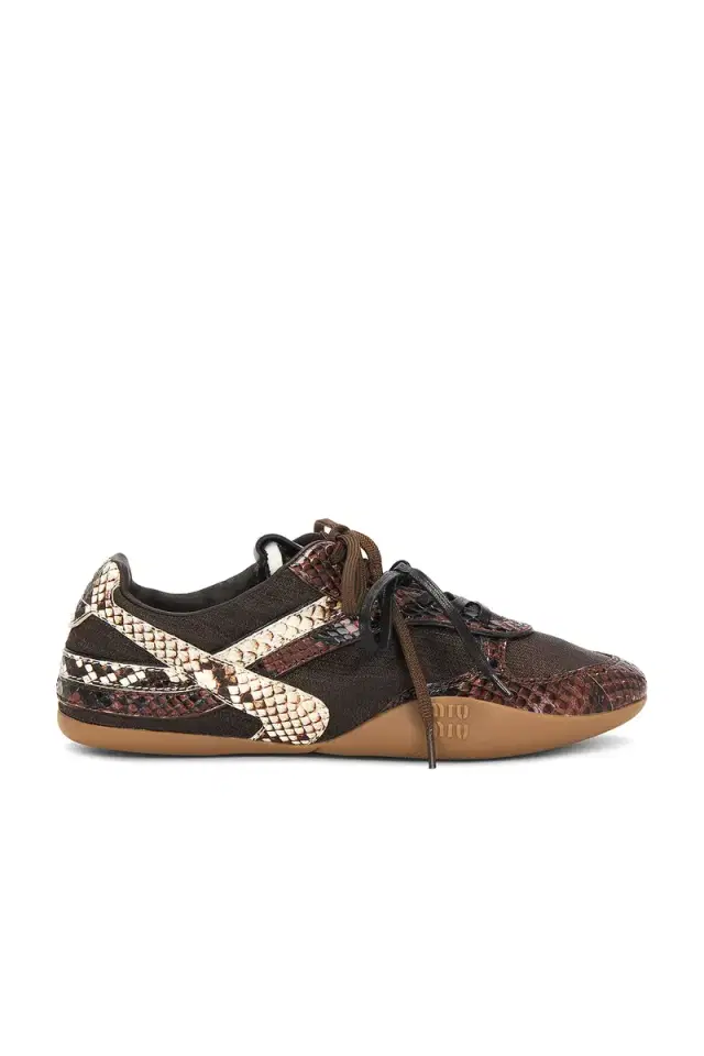Miu Miu Nylon & Ayers Sneaker